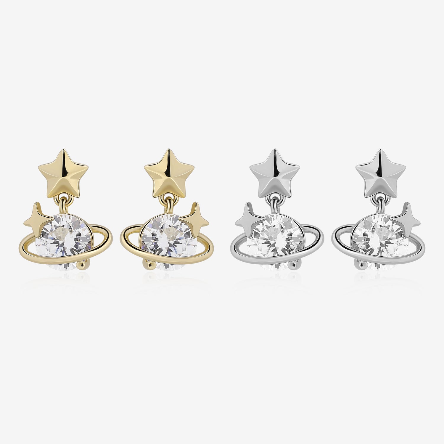 Baby Saturn Earrings