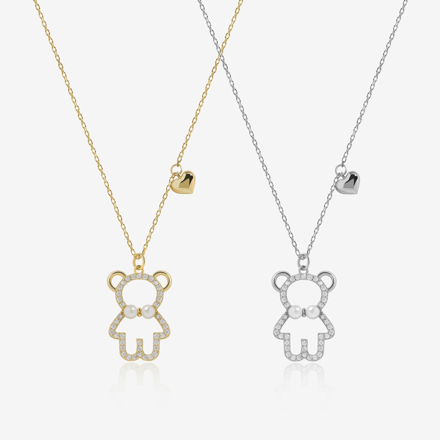Pearl Bear Necklace