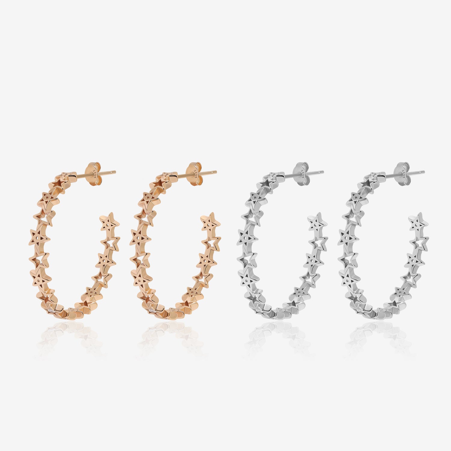 Starlit Hoop Earrings