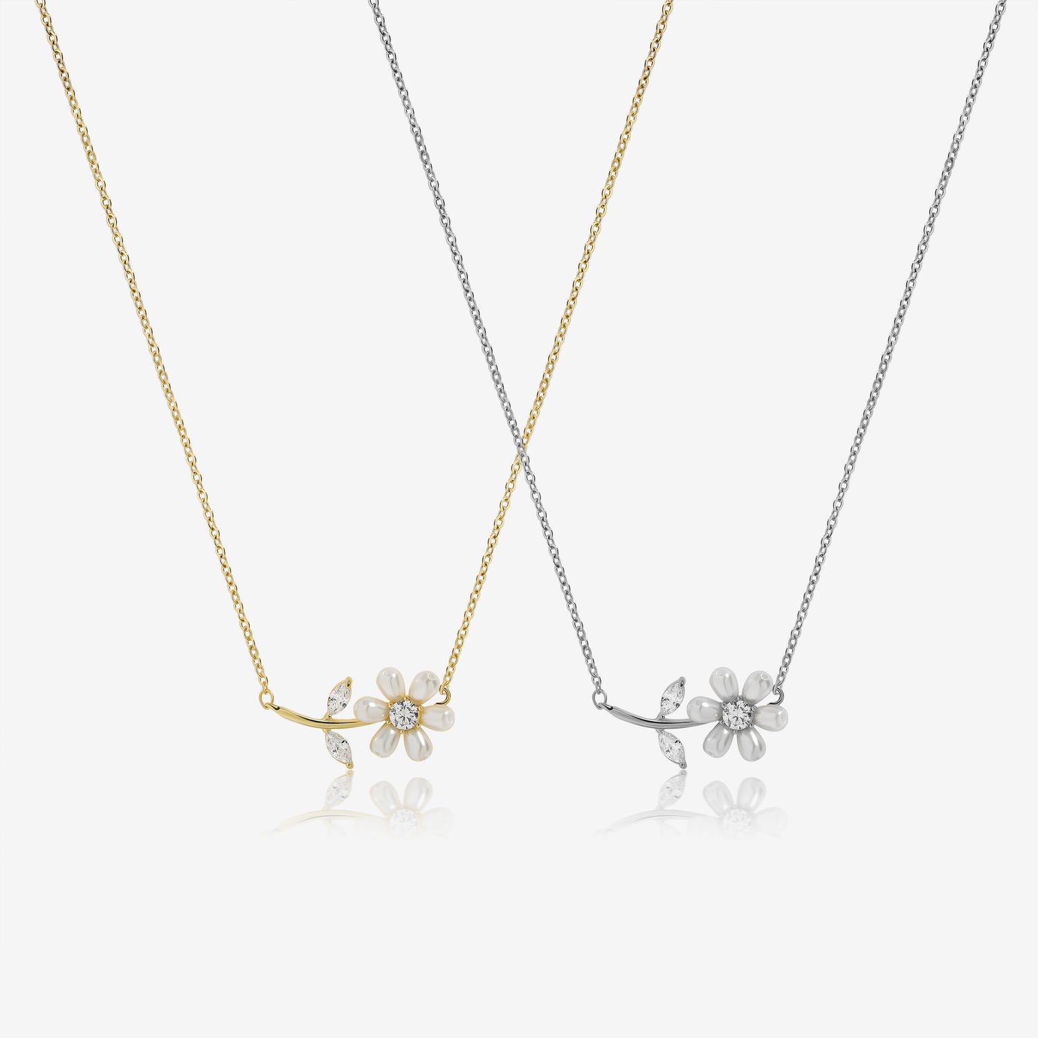 Pearl Flower Necklace