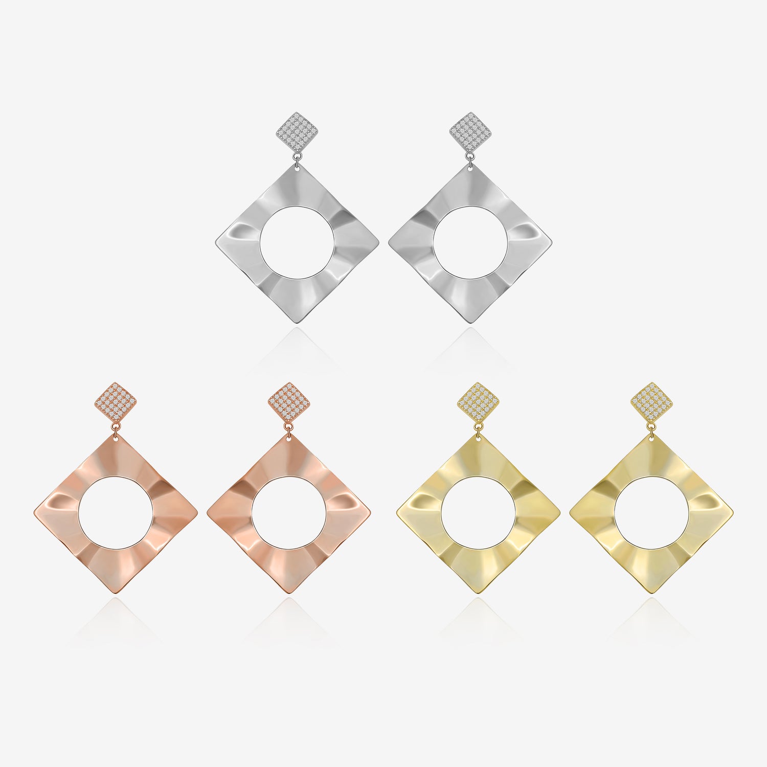 Abstract Art Deco Earrings