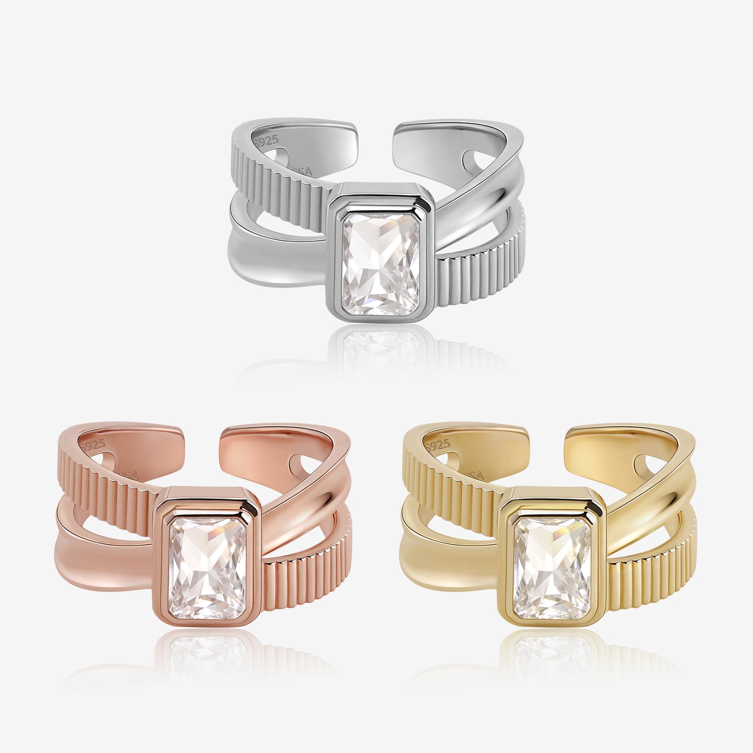 Radiant Crest Ring