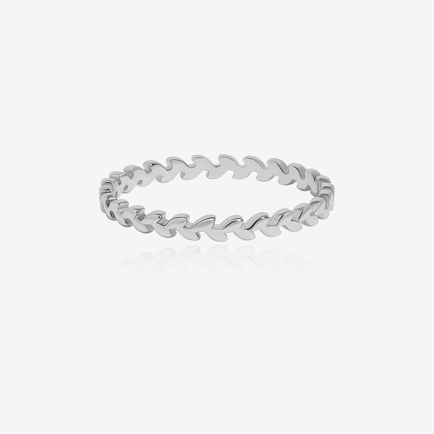 Evergreen Leaf Ring