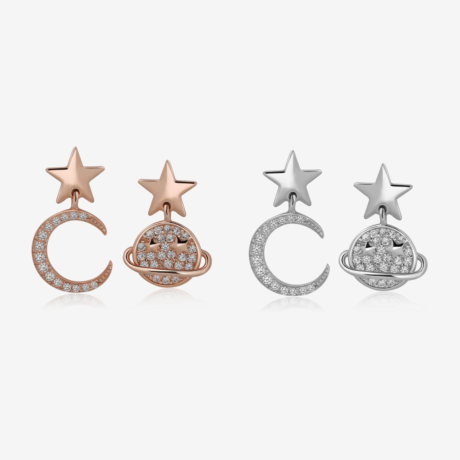 Celestial Wonders Mismatched Earrings