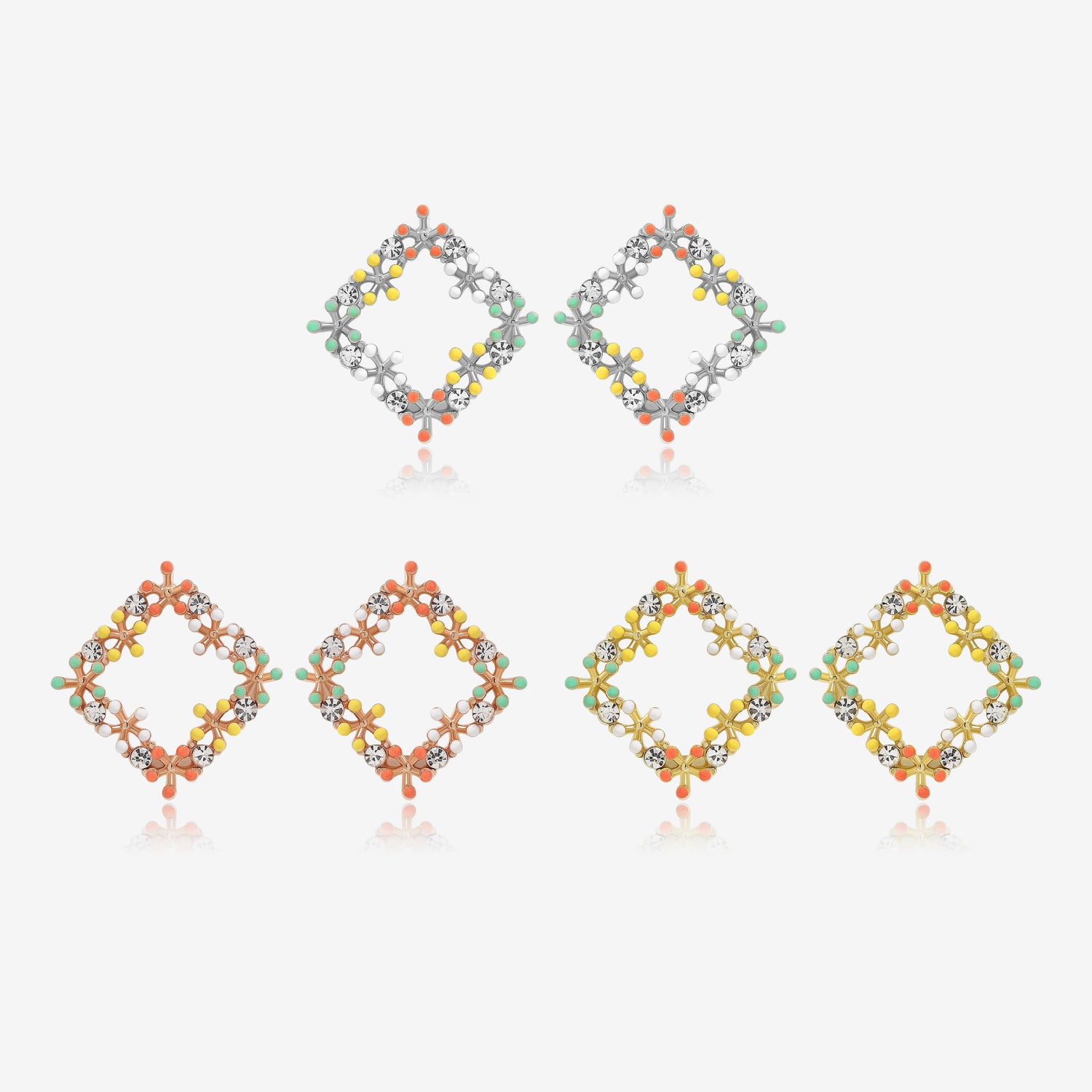 Colorful Garden Earrings