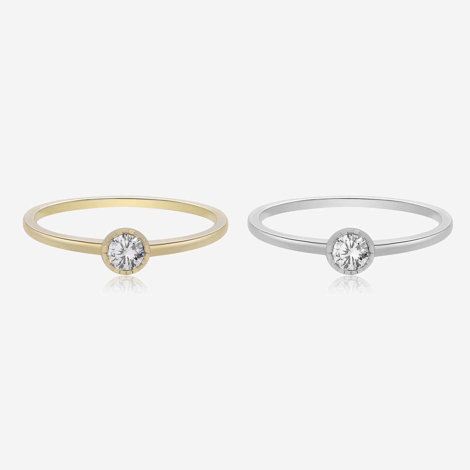Tiny Diamond Ring