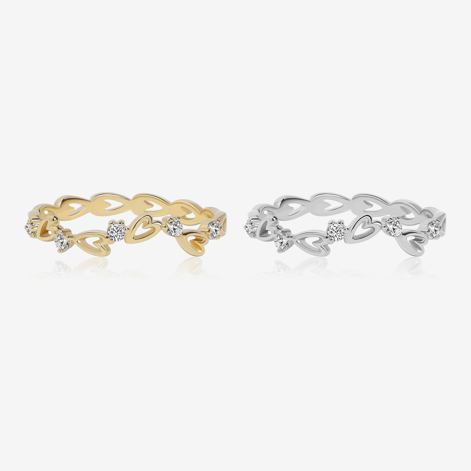 Mini Hearts Ring