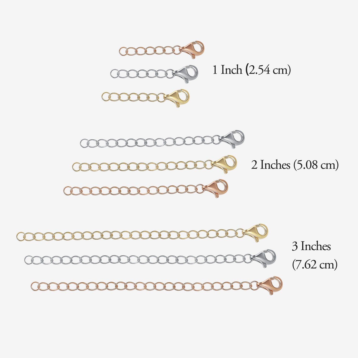 Simple Jewelry Extender Chain