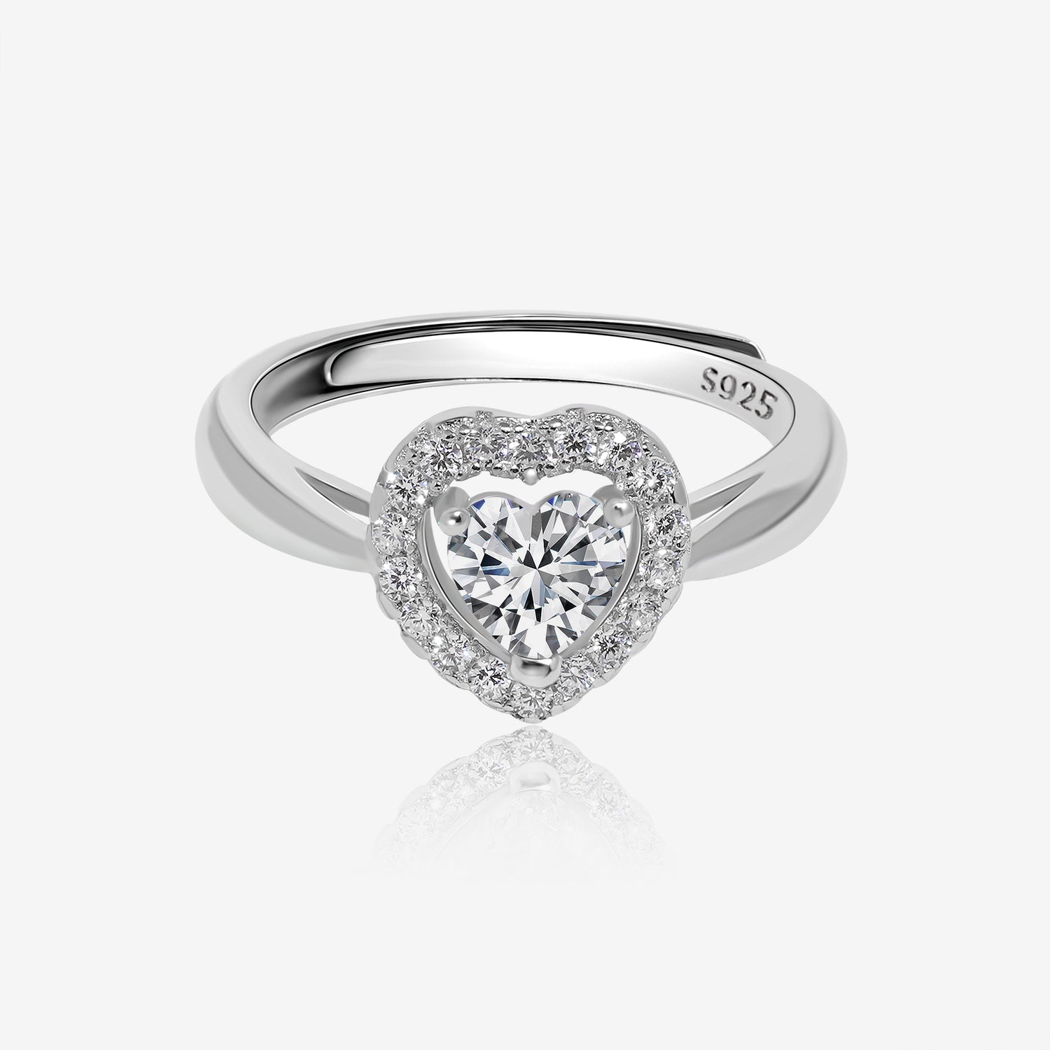 Heart Shape Diamond Engagement Ring