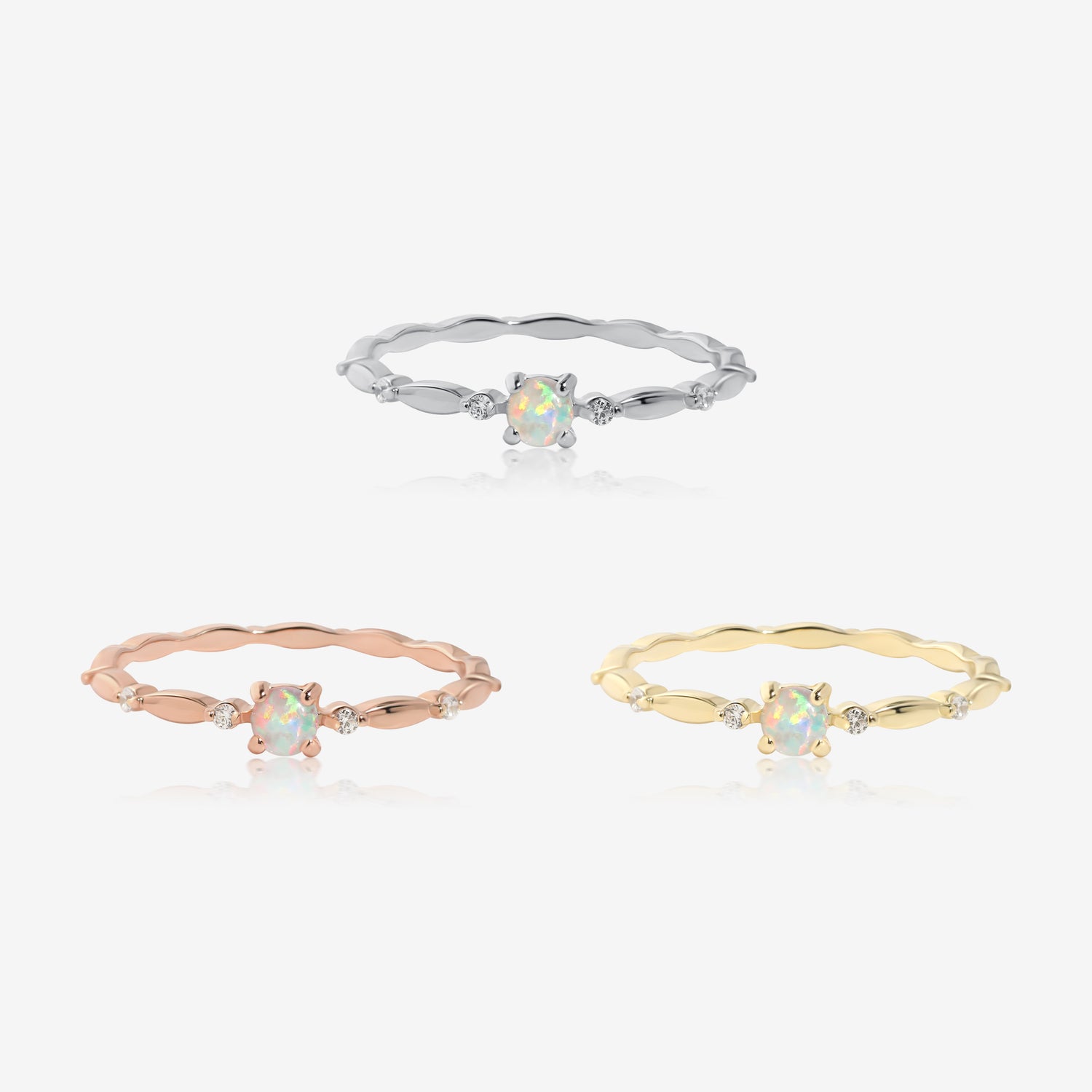 Simple Opal Ring