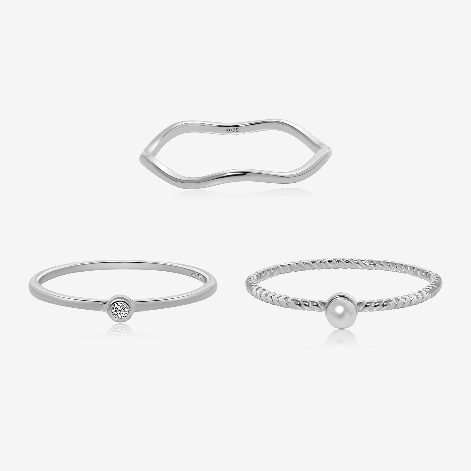 Minimalist Ring Set of 3