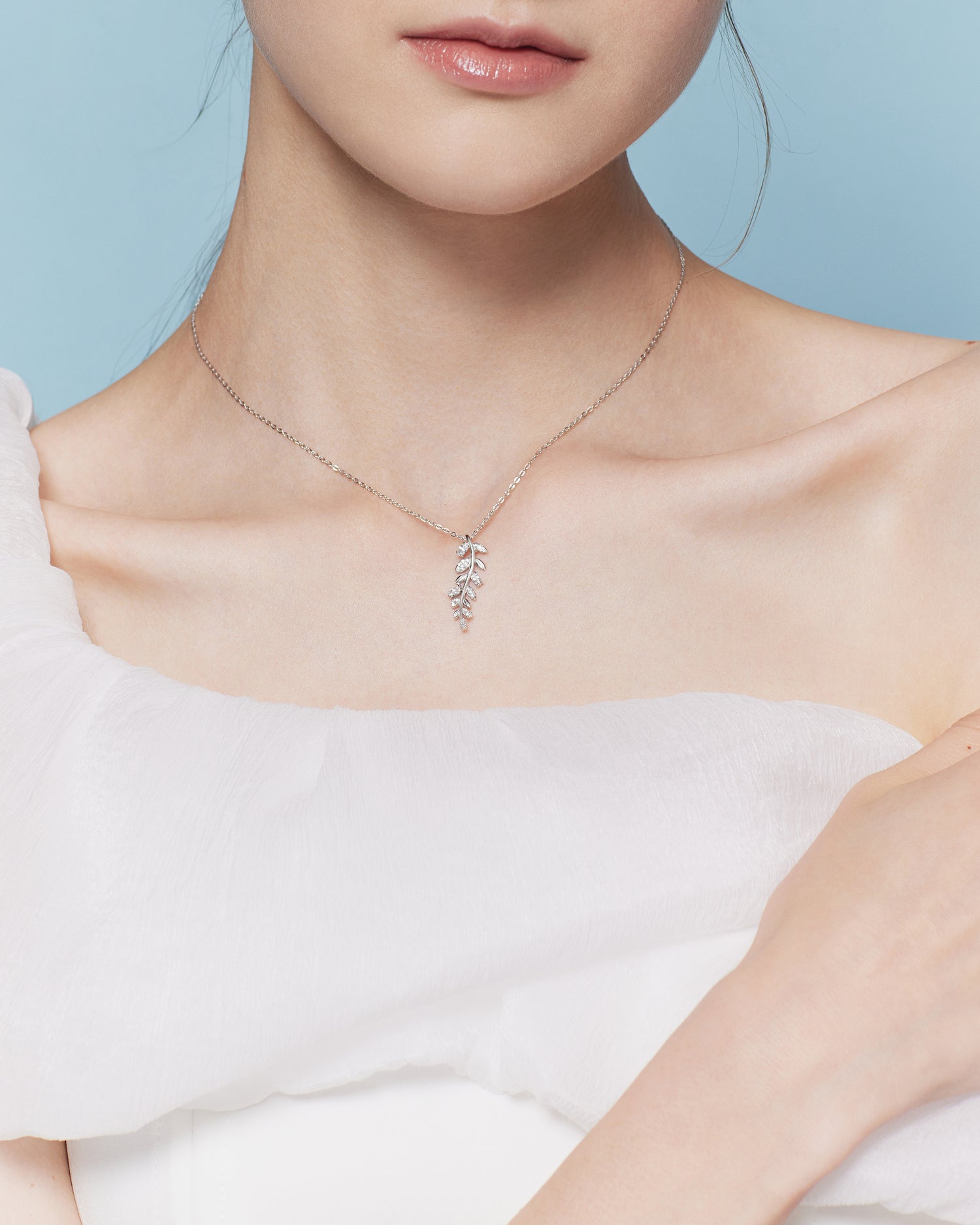 Spring Leaf Necklace