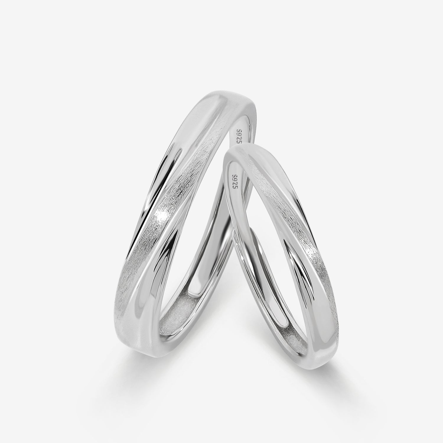 I Will Always Love You Couples' Rings