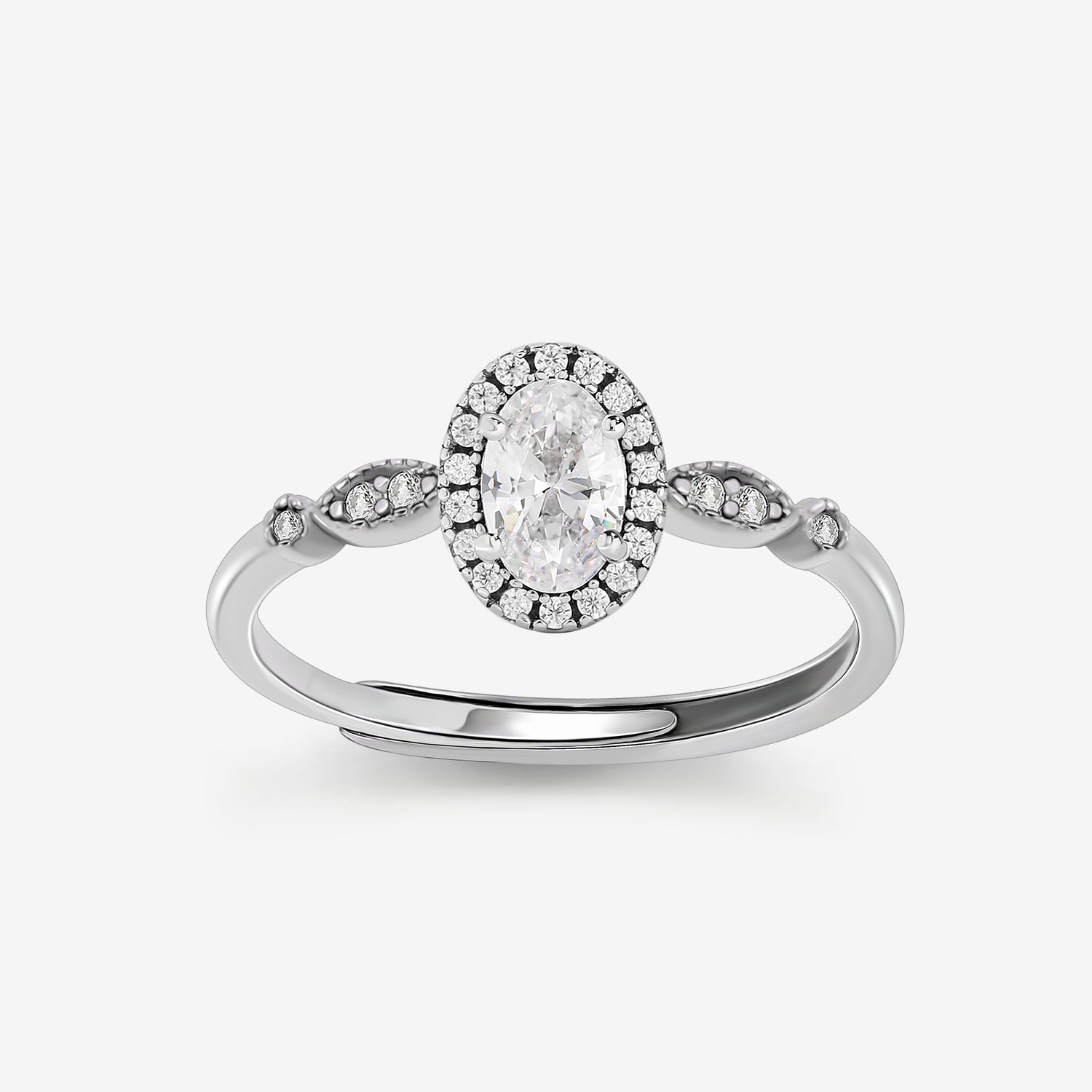 Petite Oval-Cut Engagement Ring