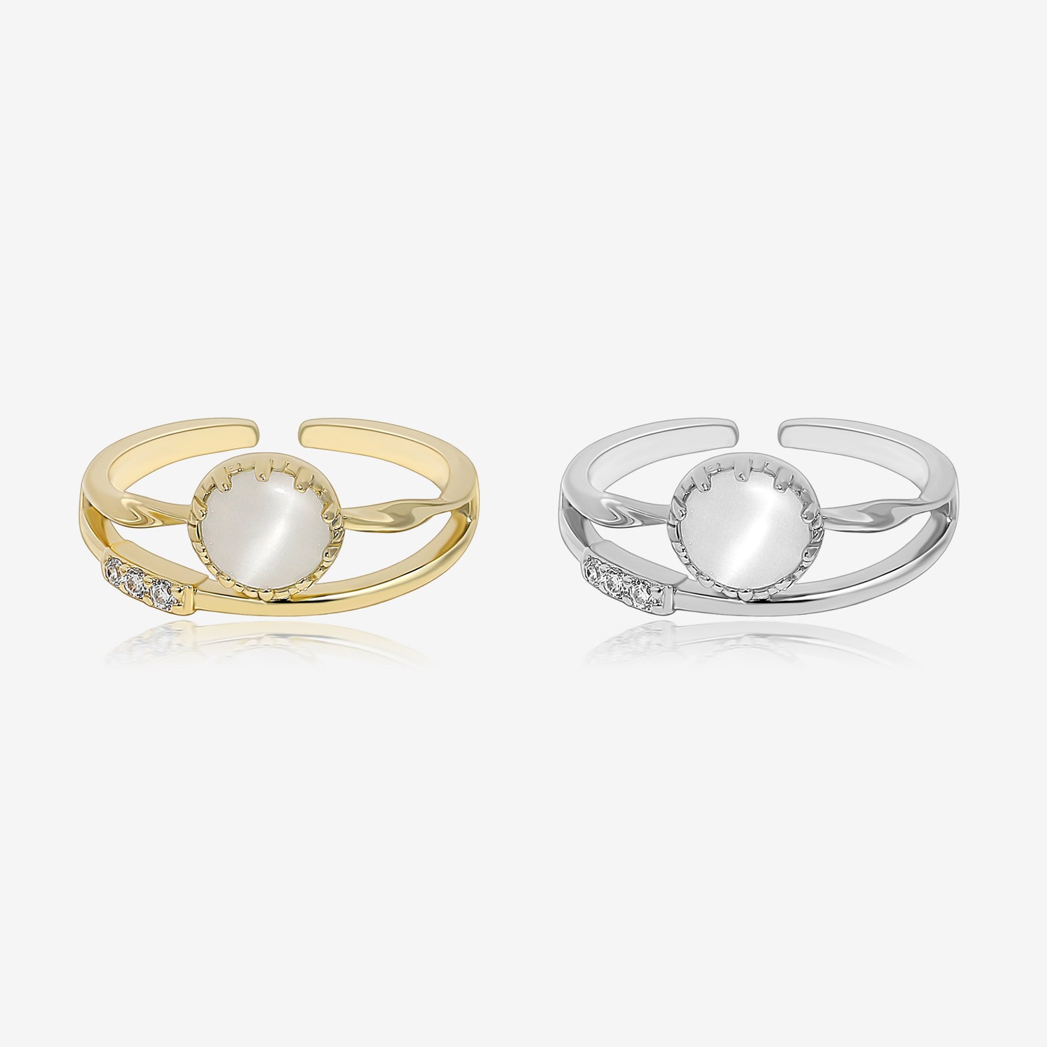 Simple Cat's Eye Ring