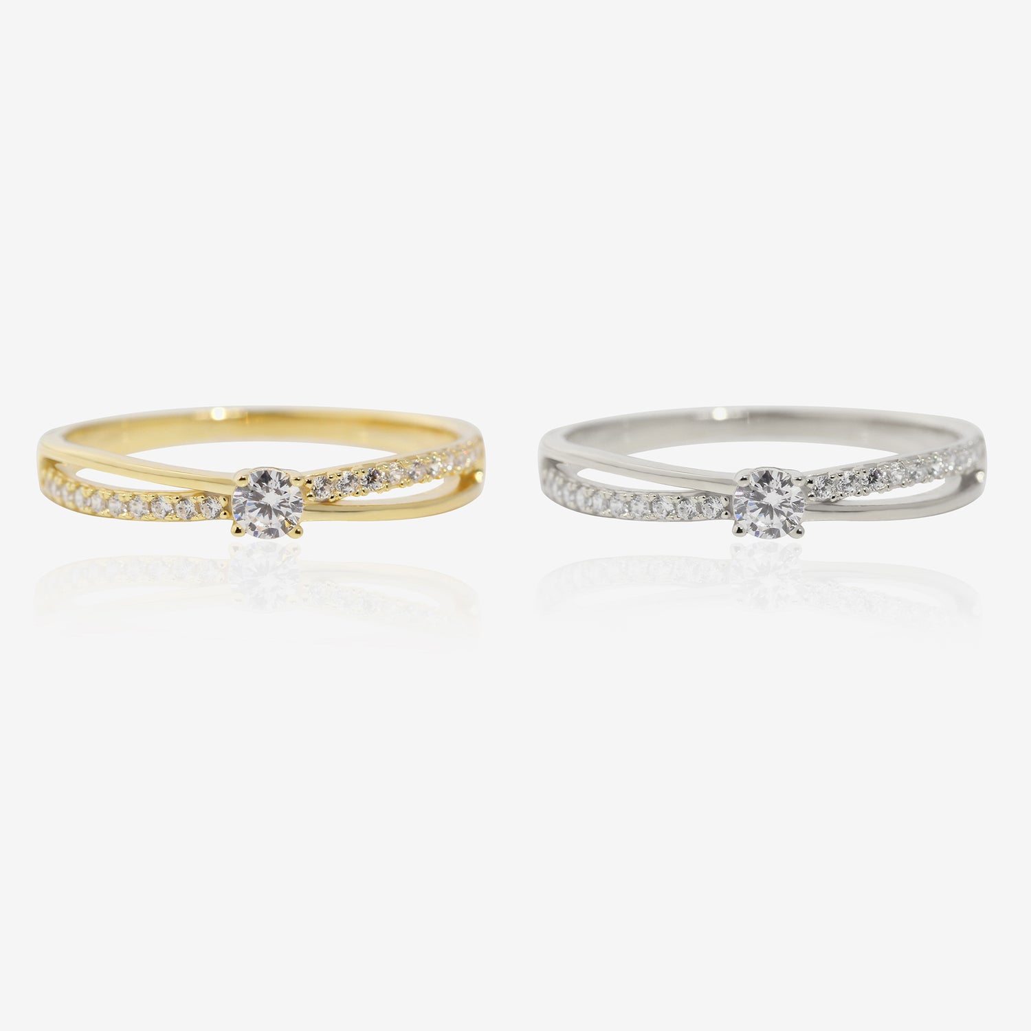 Classy Twist Promise Ring