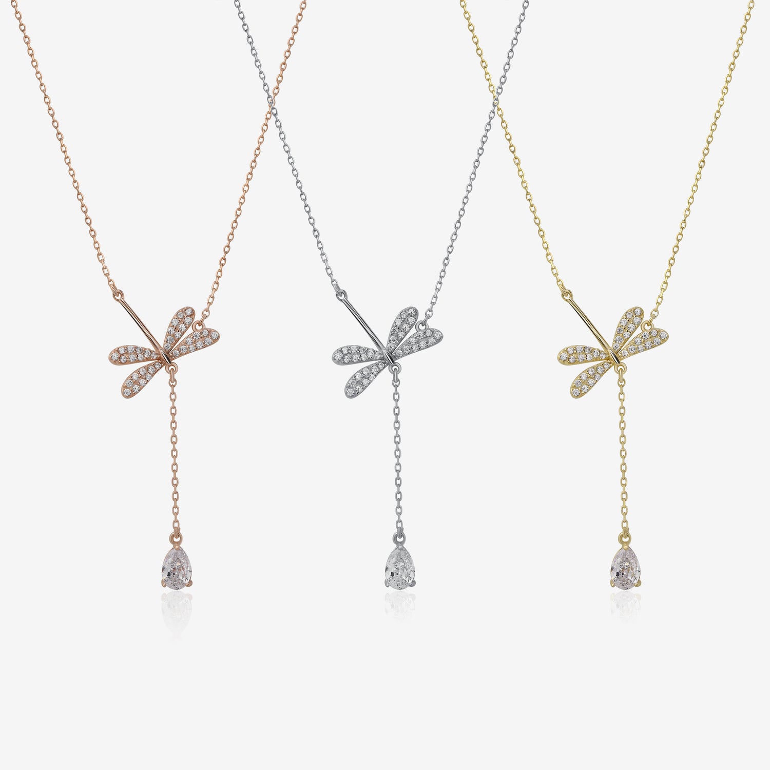 Elegant Dragonfly Necklace