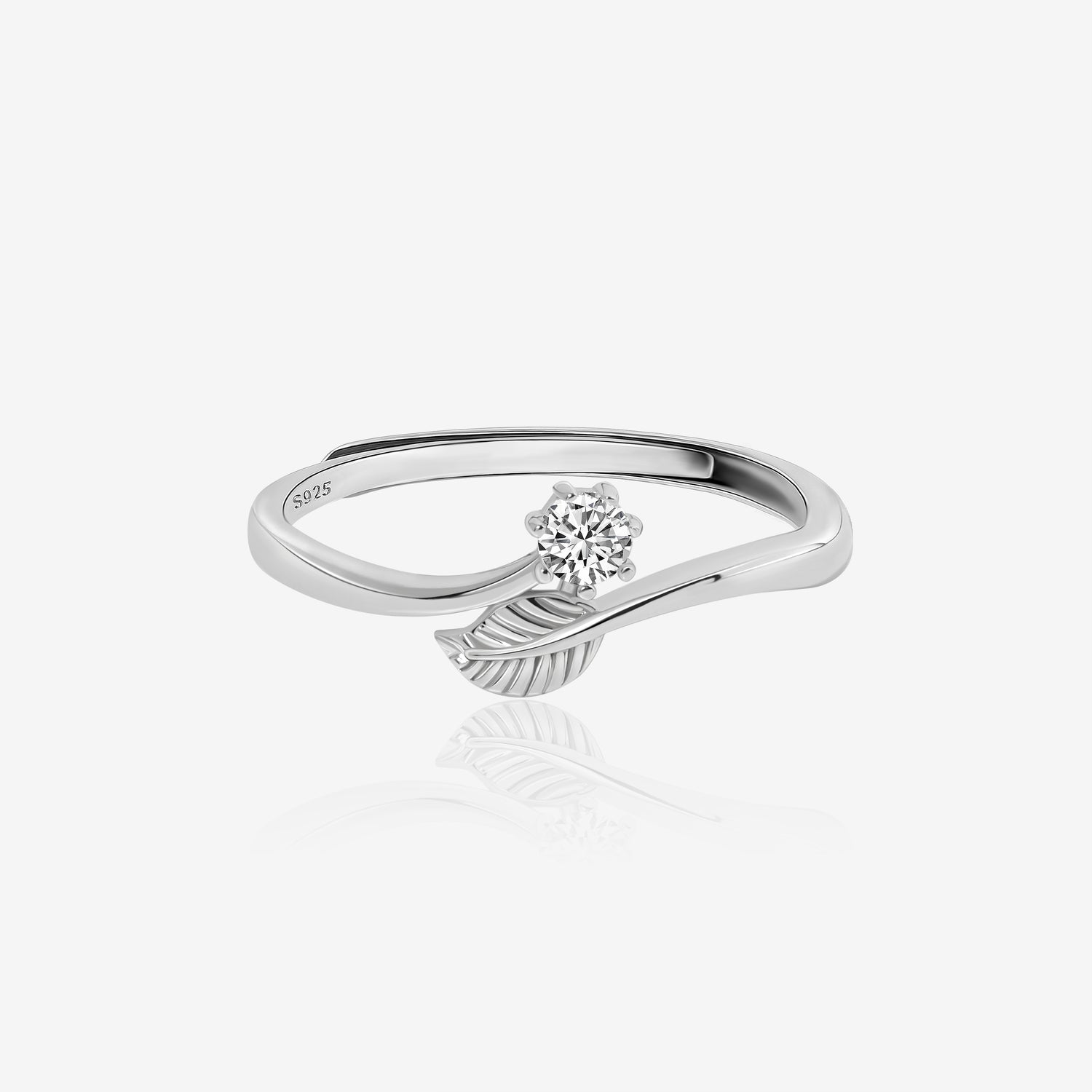Leaf Midi Pinky Ring