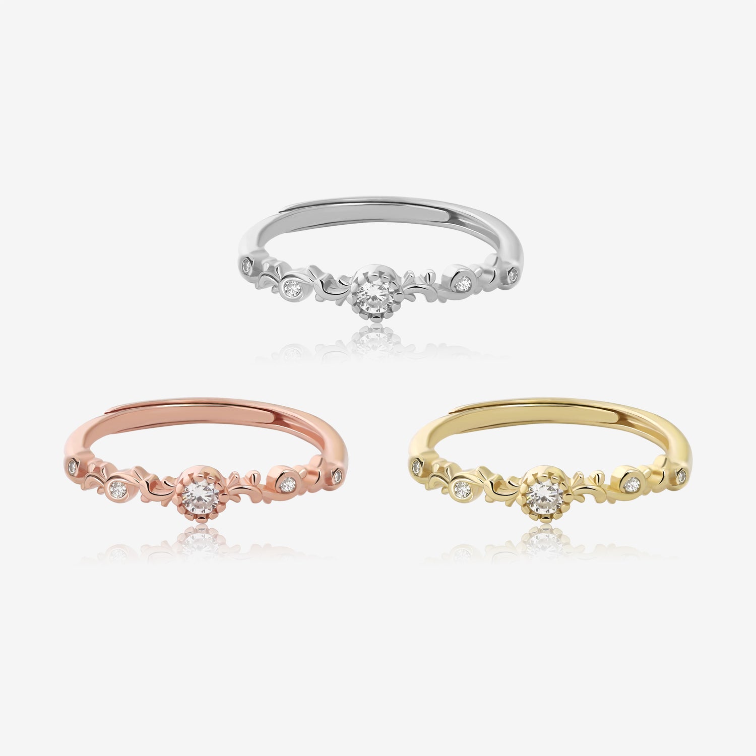 Diamond Princess Vine Ring