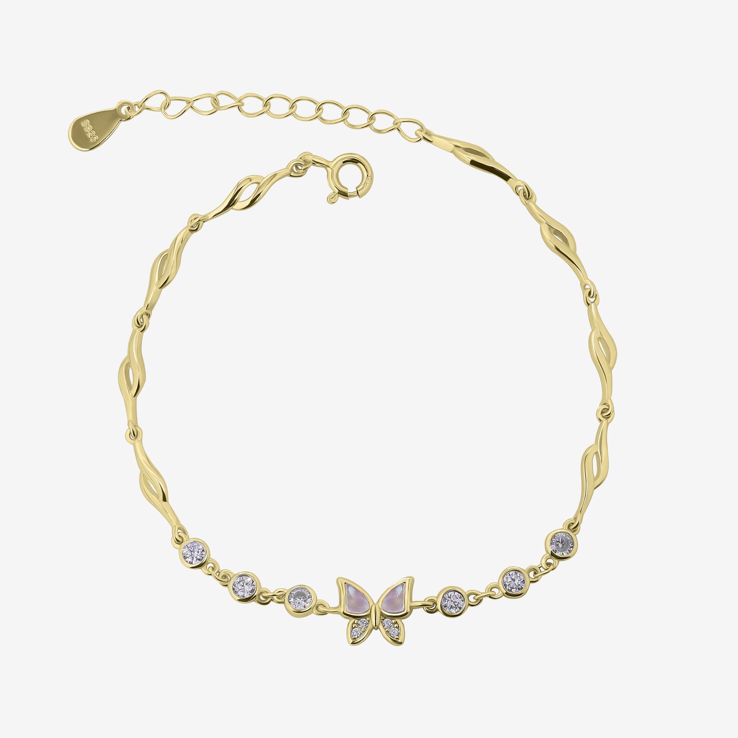 Butterfly Mother of Pearl Bracelet