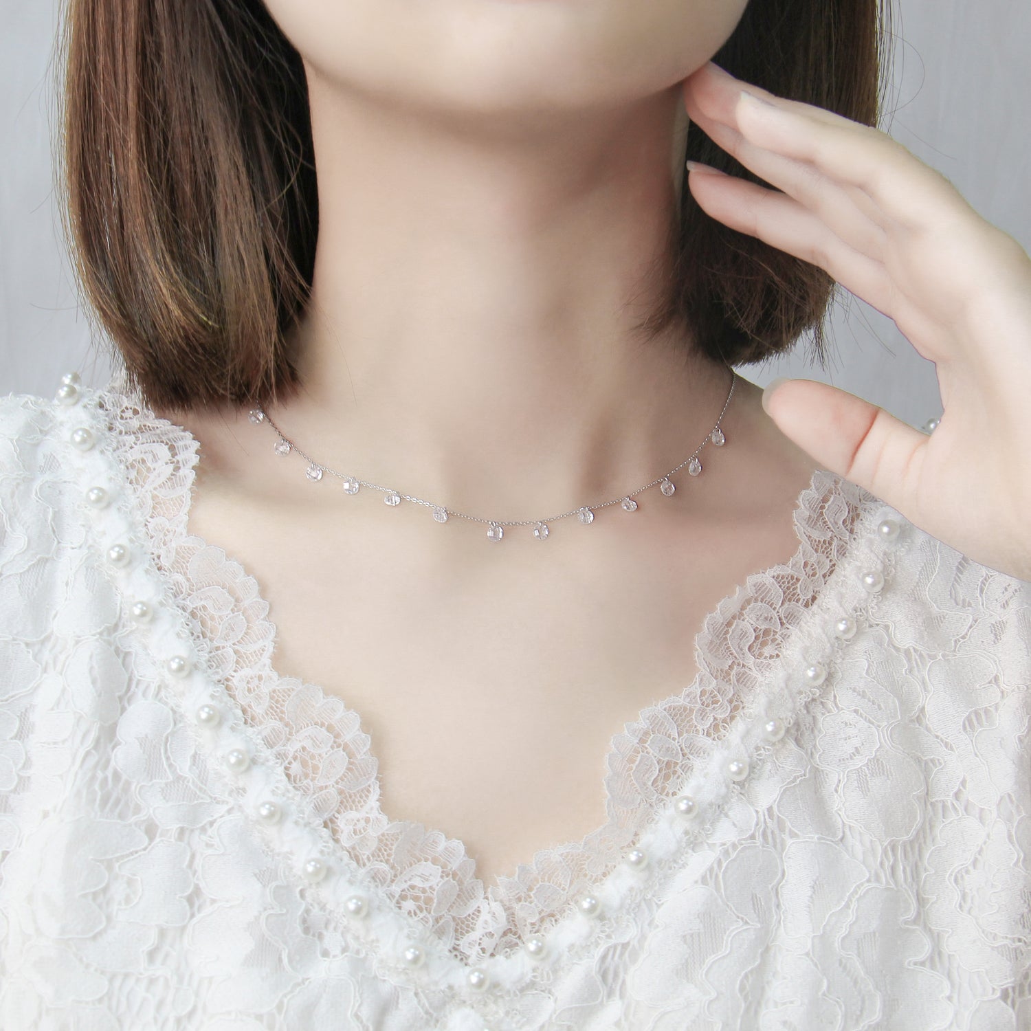 Dainty Diamond Necklace