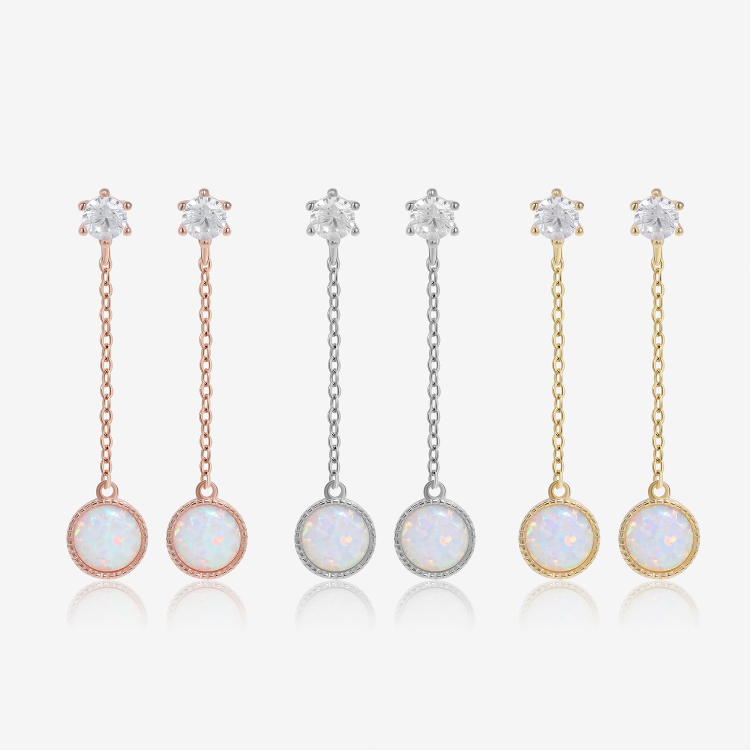 Opal Love Earrings
