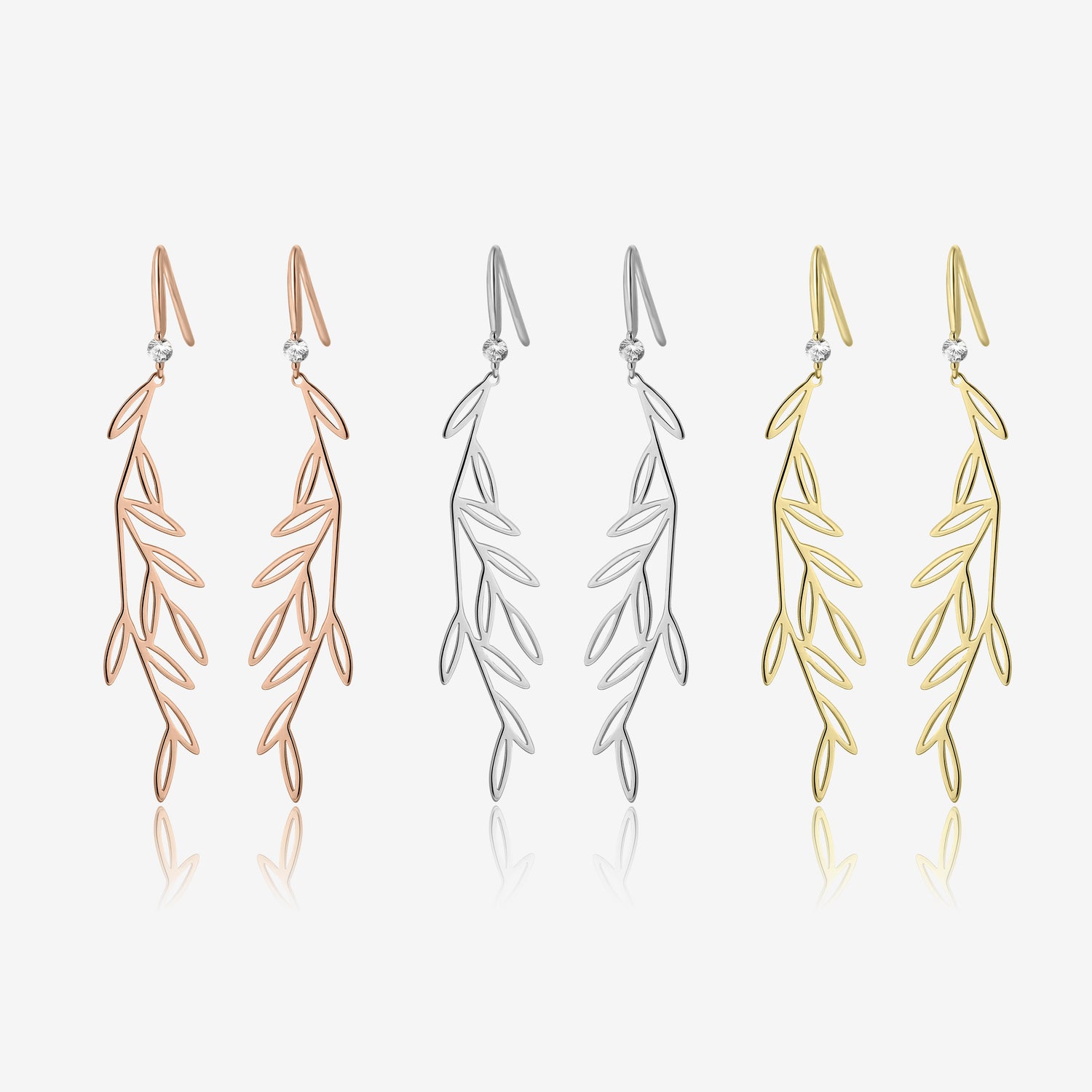 Elegant Autumn Leaf Earrings