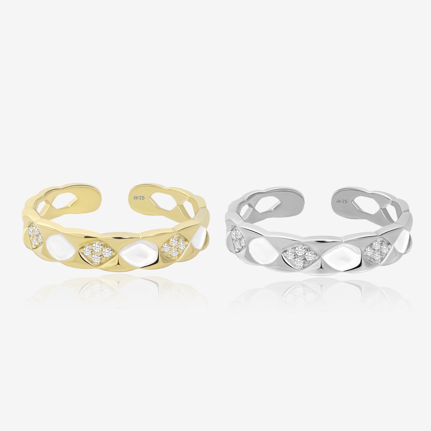 Ceramic Diamond Ring