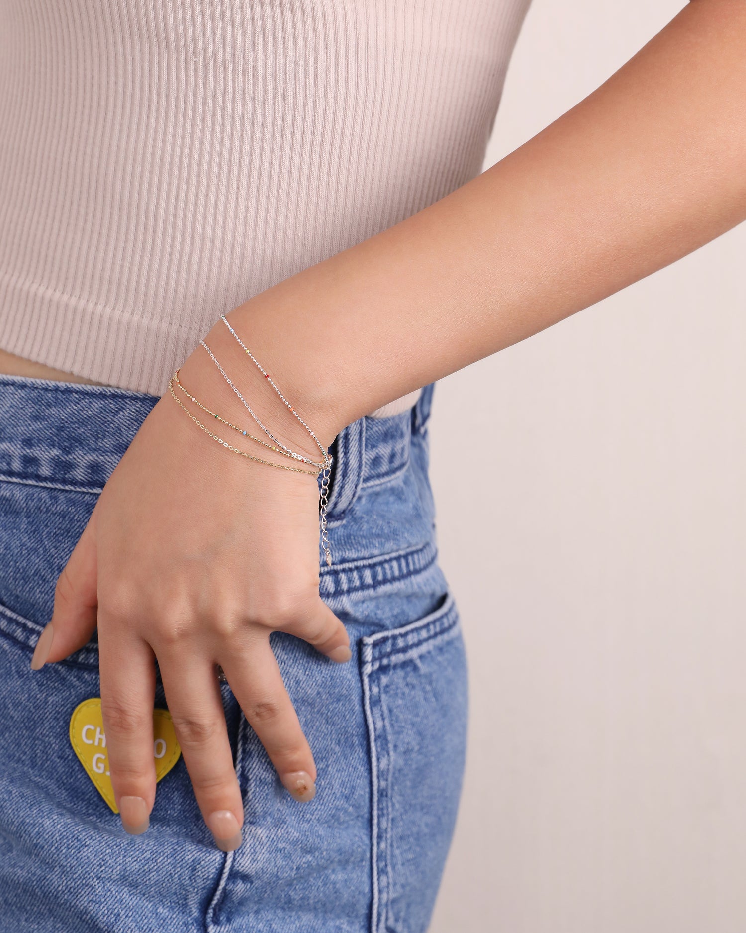 Double-Layer Colorful Beads Bracelets