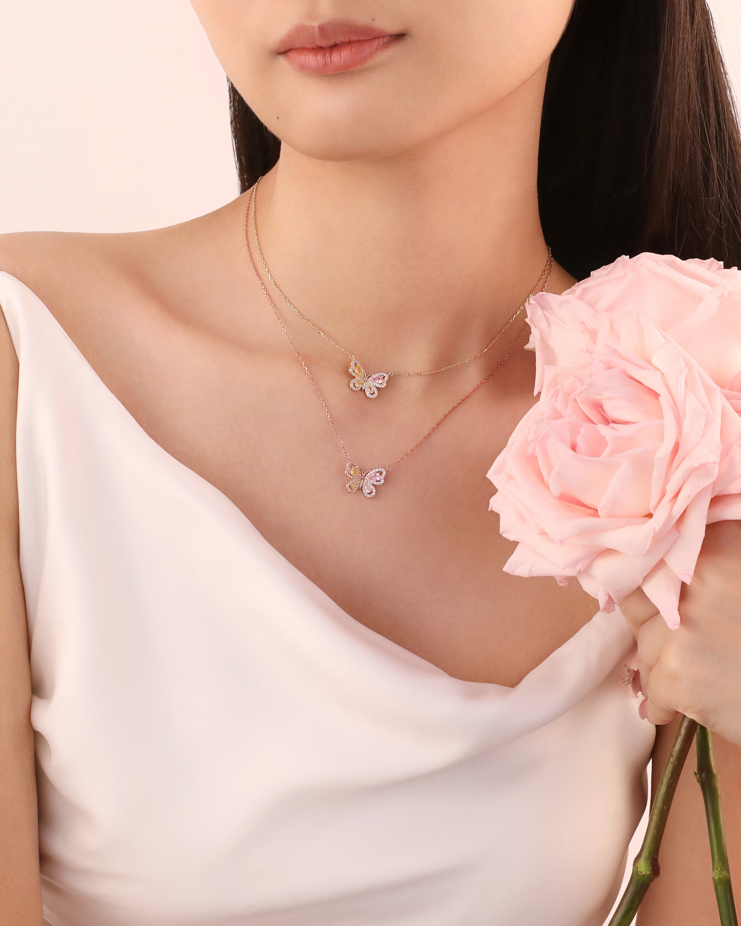 Colorful Butterfly Necklace