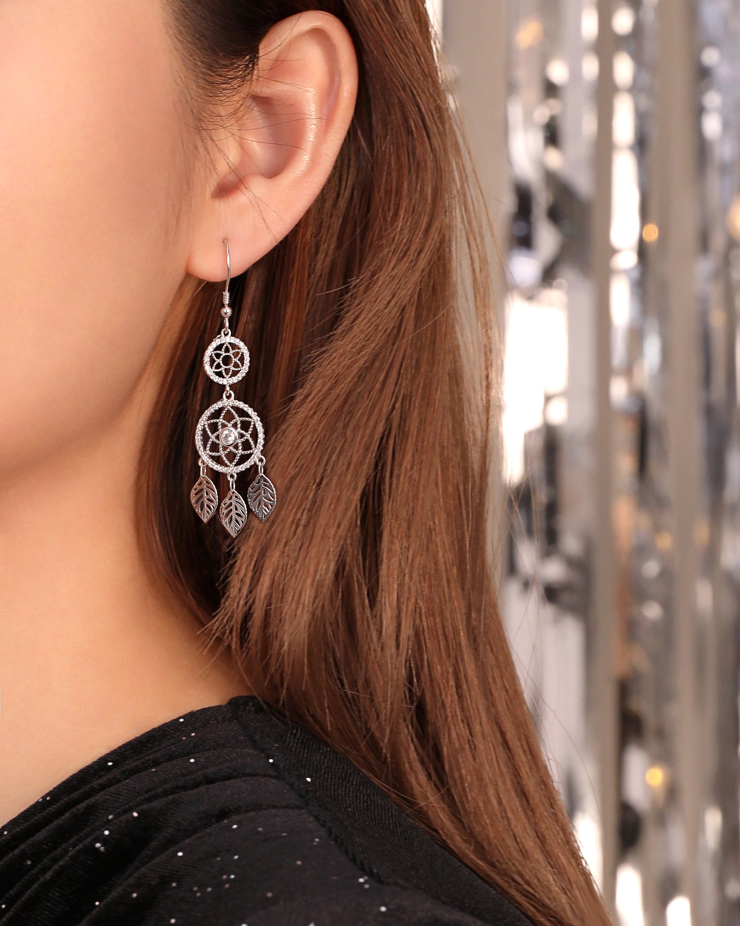 Bling Dreamcatcher Earrings