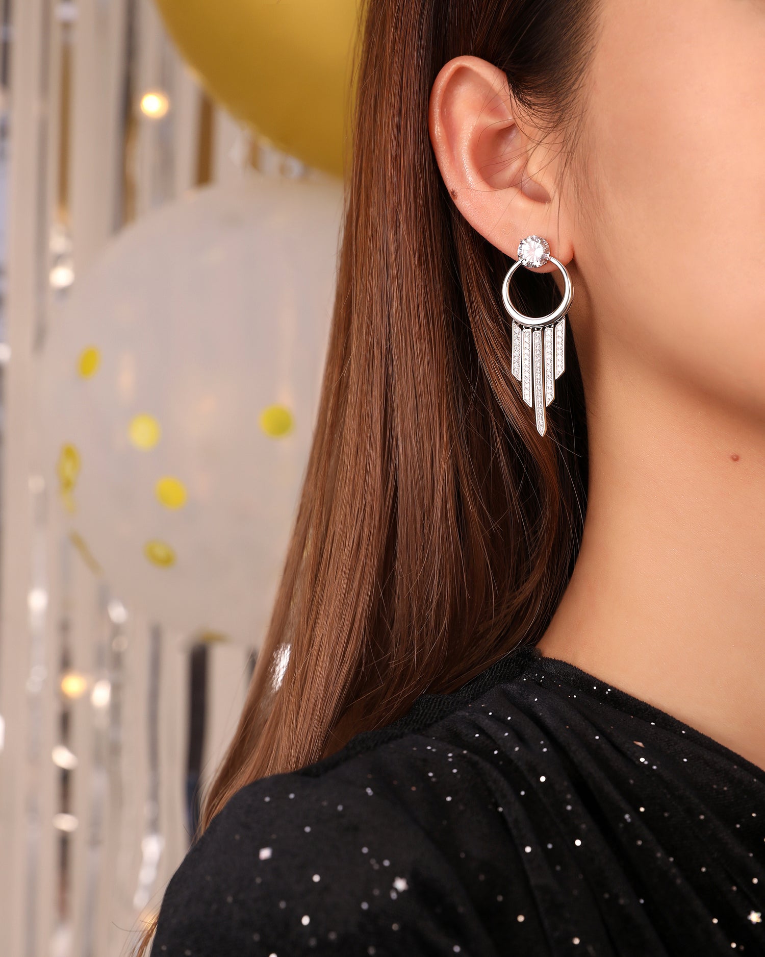 Beautiful Bling Earrings
