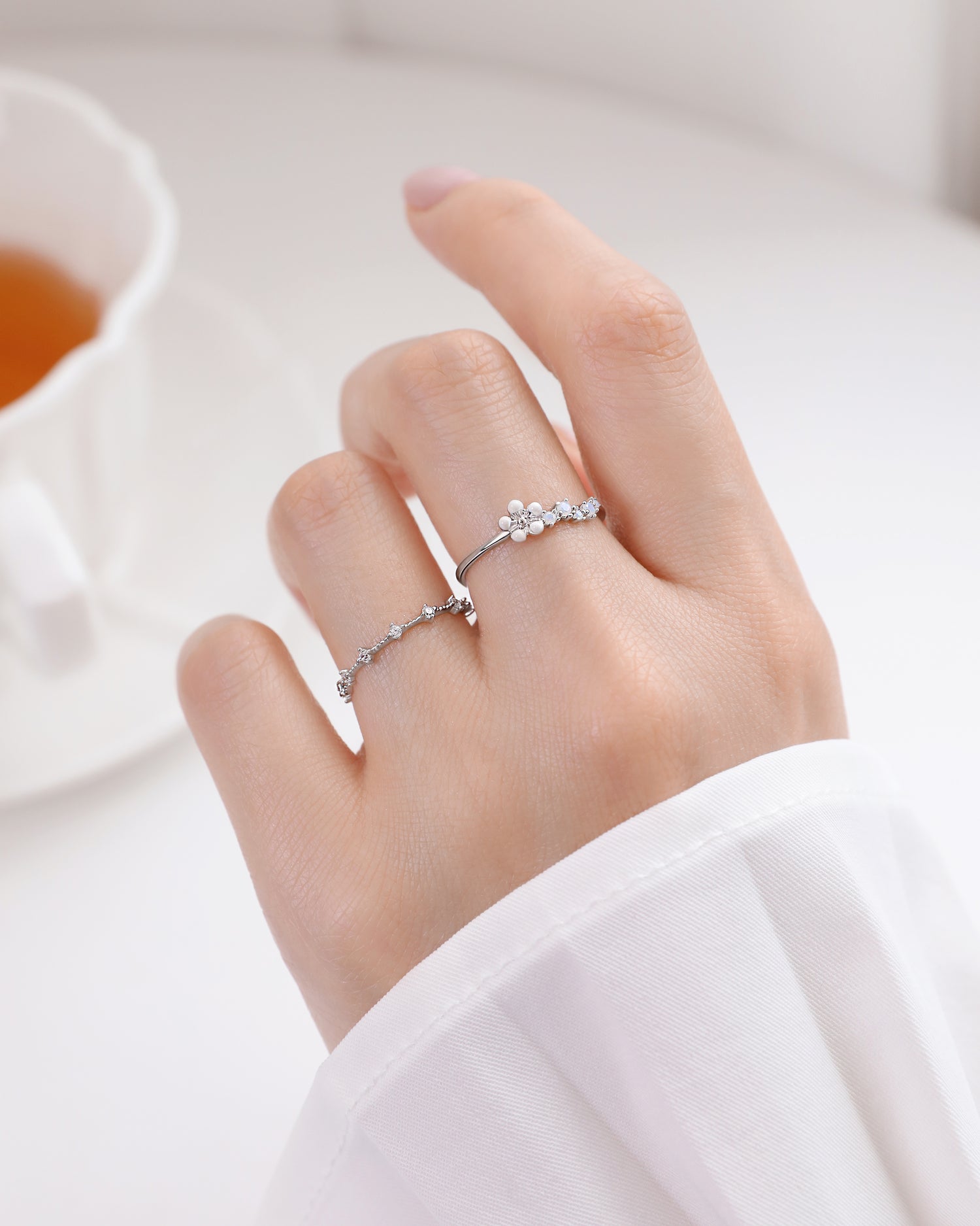 Flower Opal Ring
