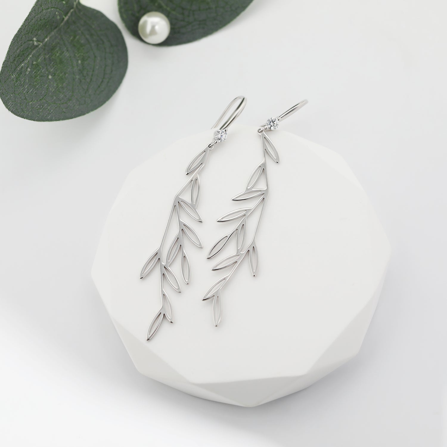 Elegant Autumn Leaf Earrings