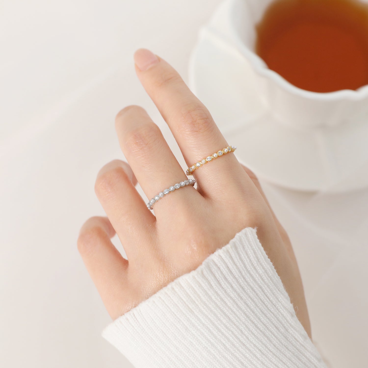 Tiny Pearl Ring