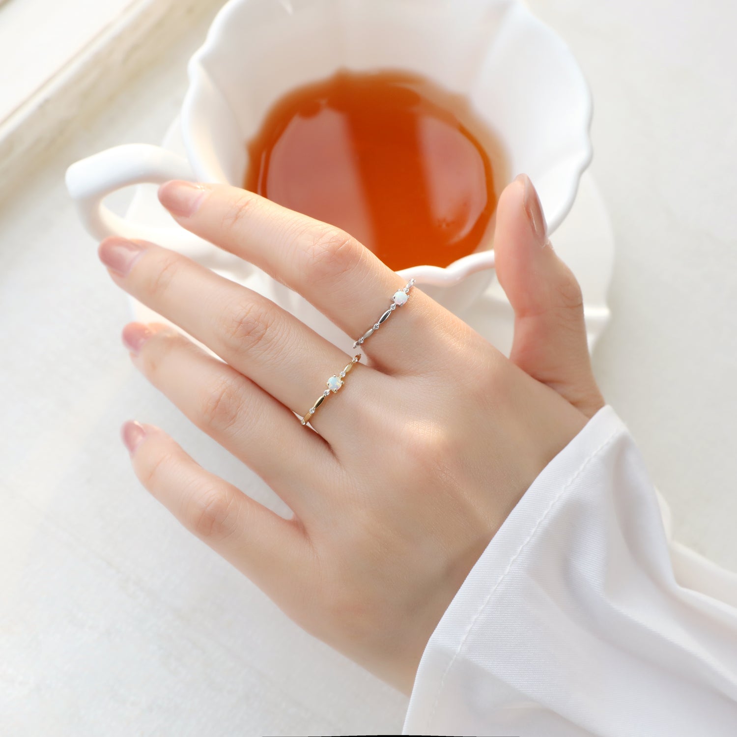 Simple Opal Ring