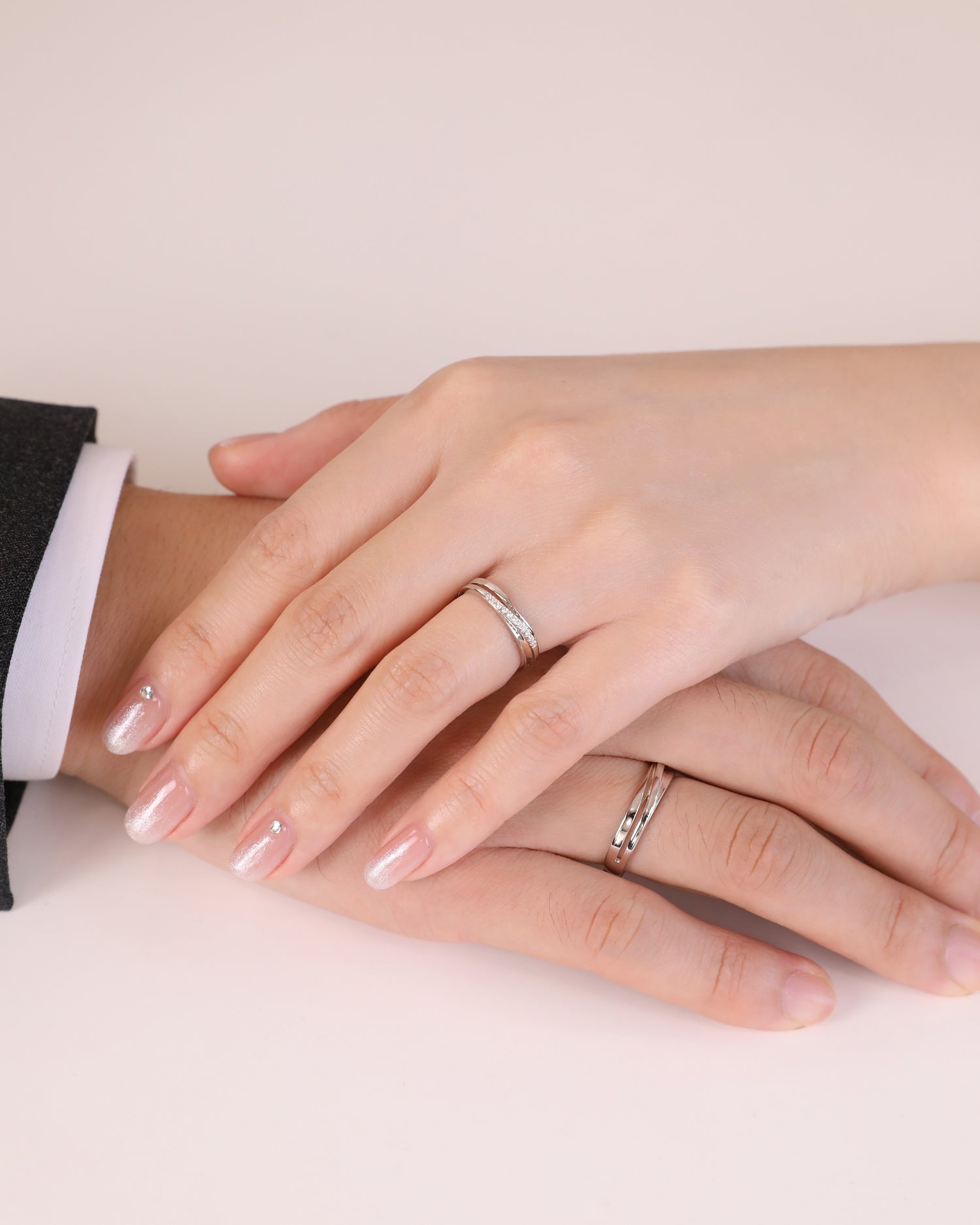 Forever Intertwined Couples' Rings