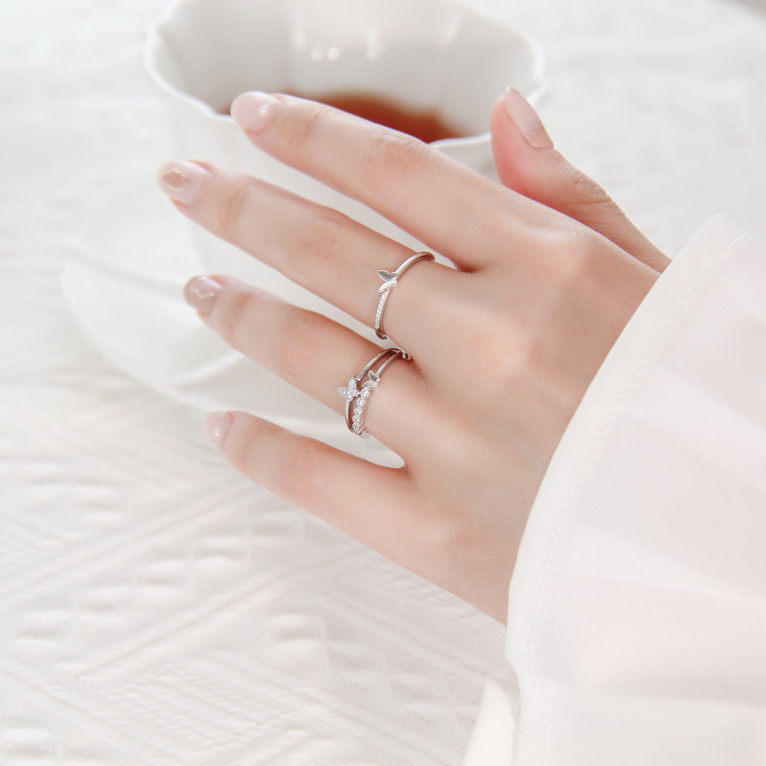 Butterfly Stackable Ring