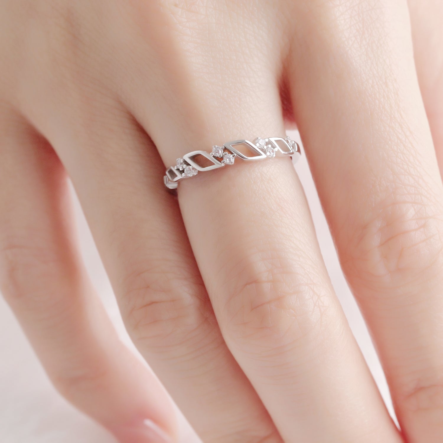 Geometric Shape Ring