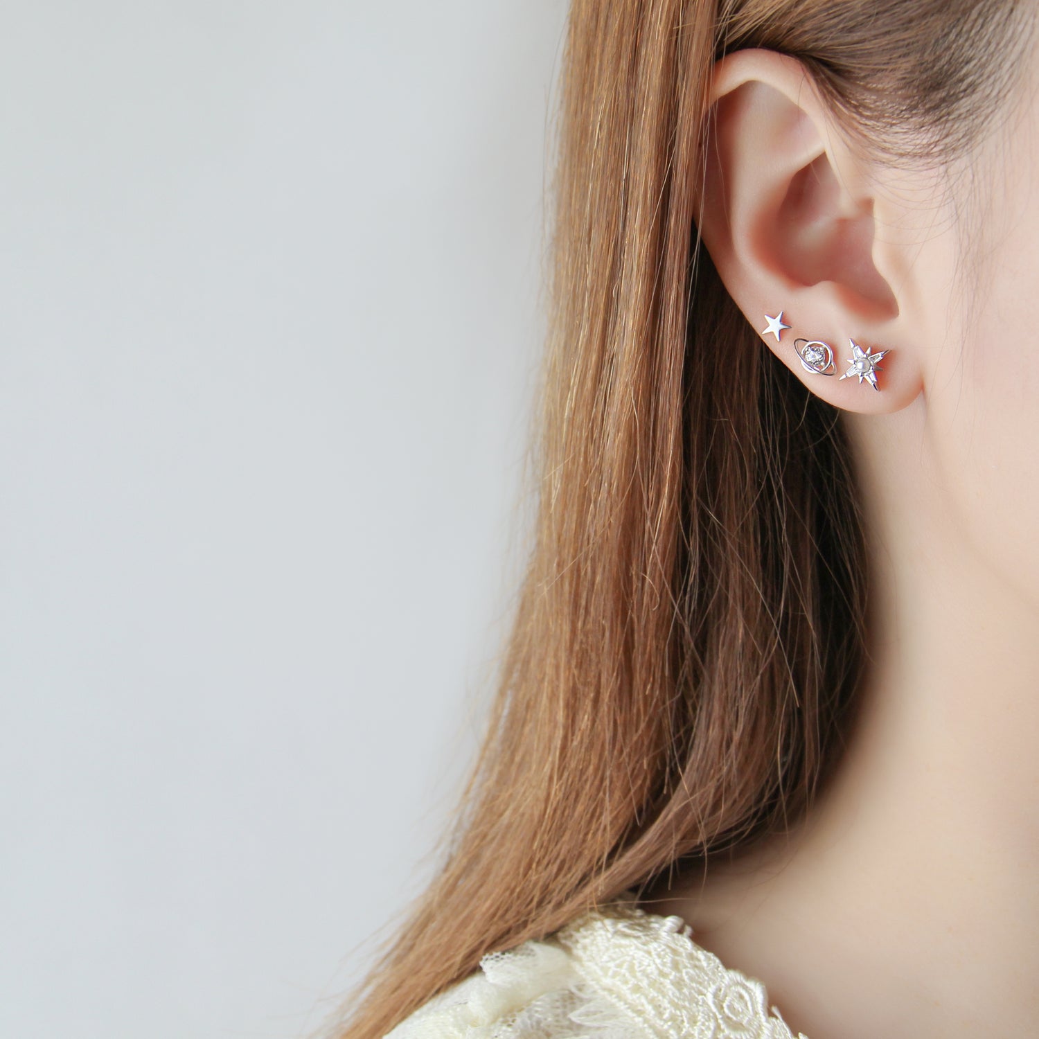 Shoot for the Moon Earring Set