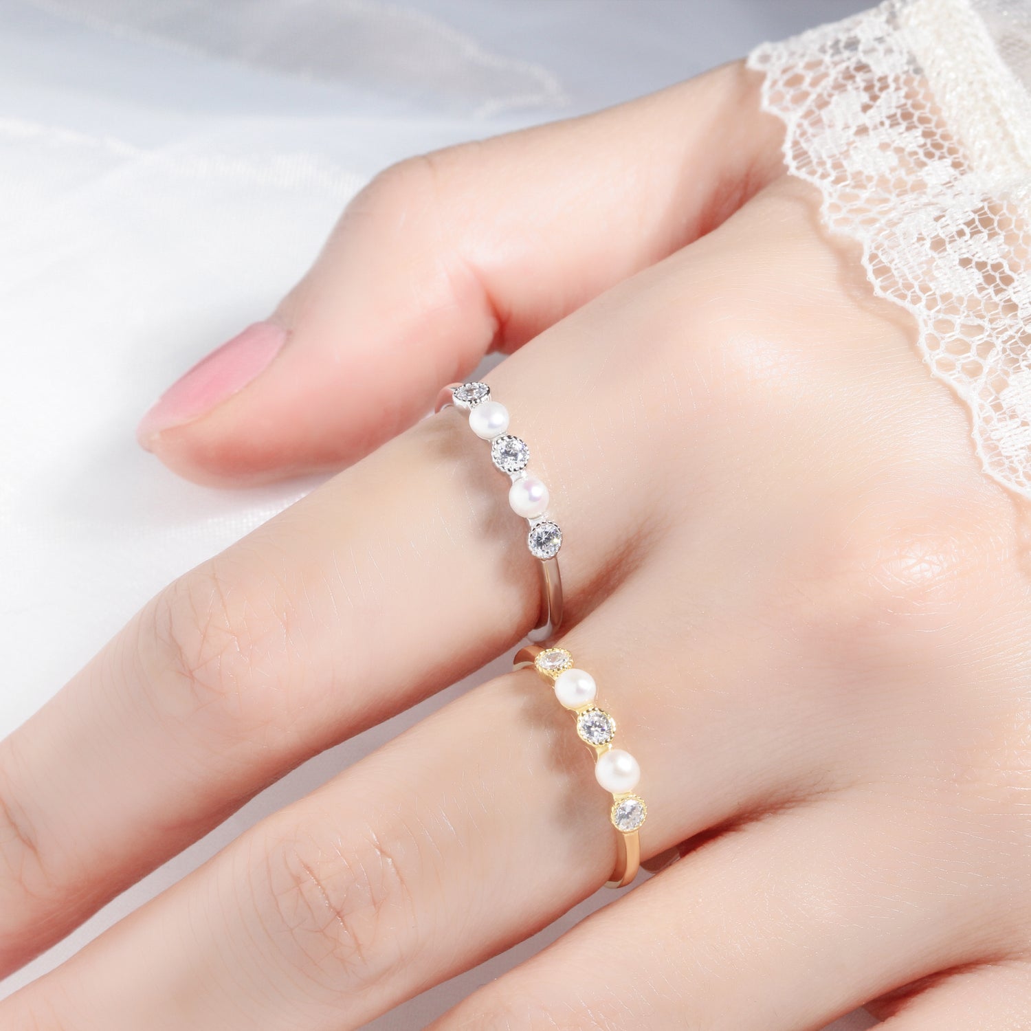 Pearl Dainty Ring