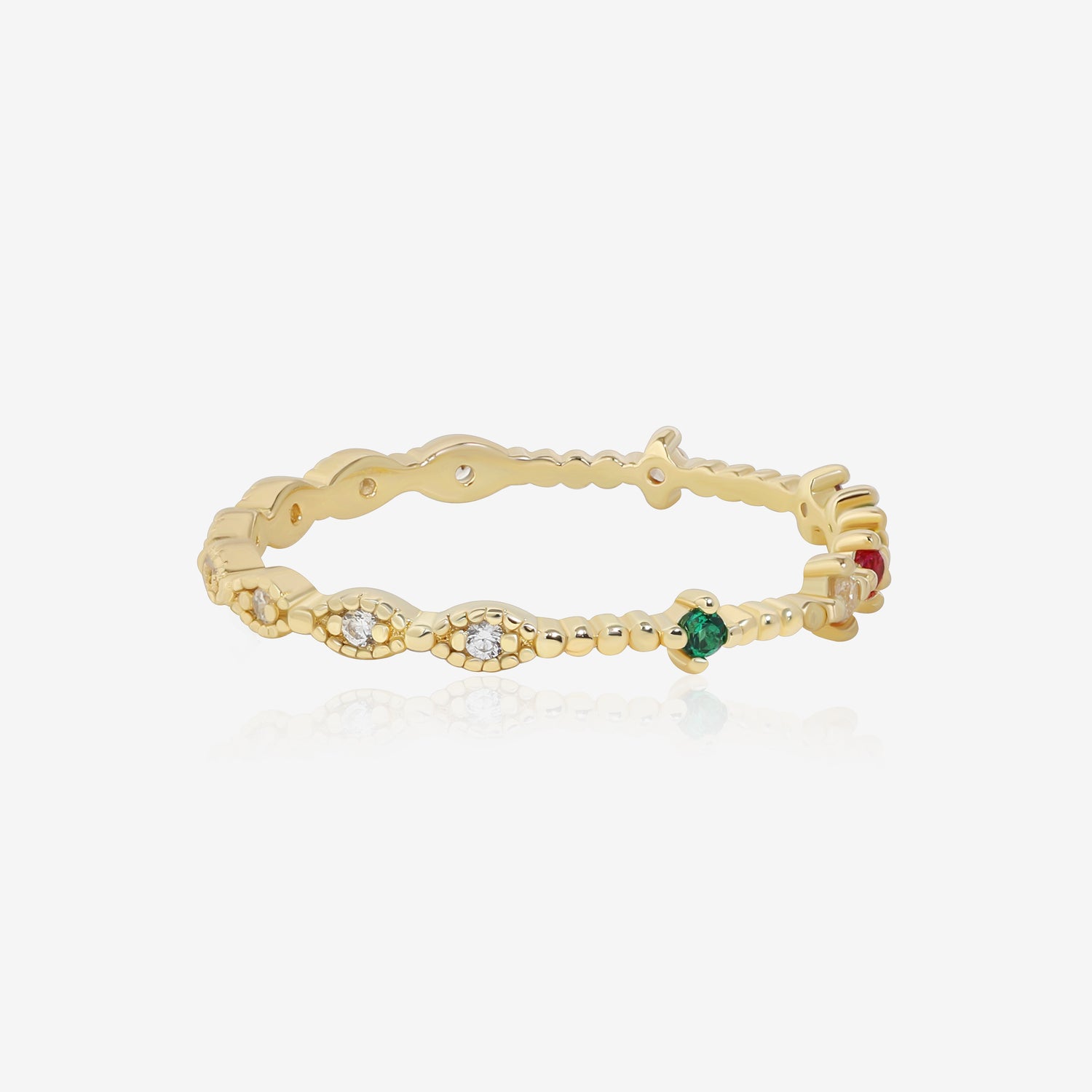 Rainbow Stones Ring